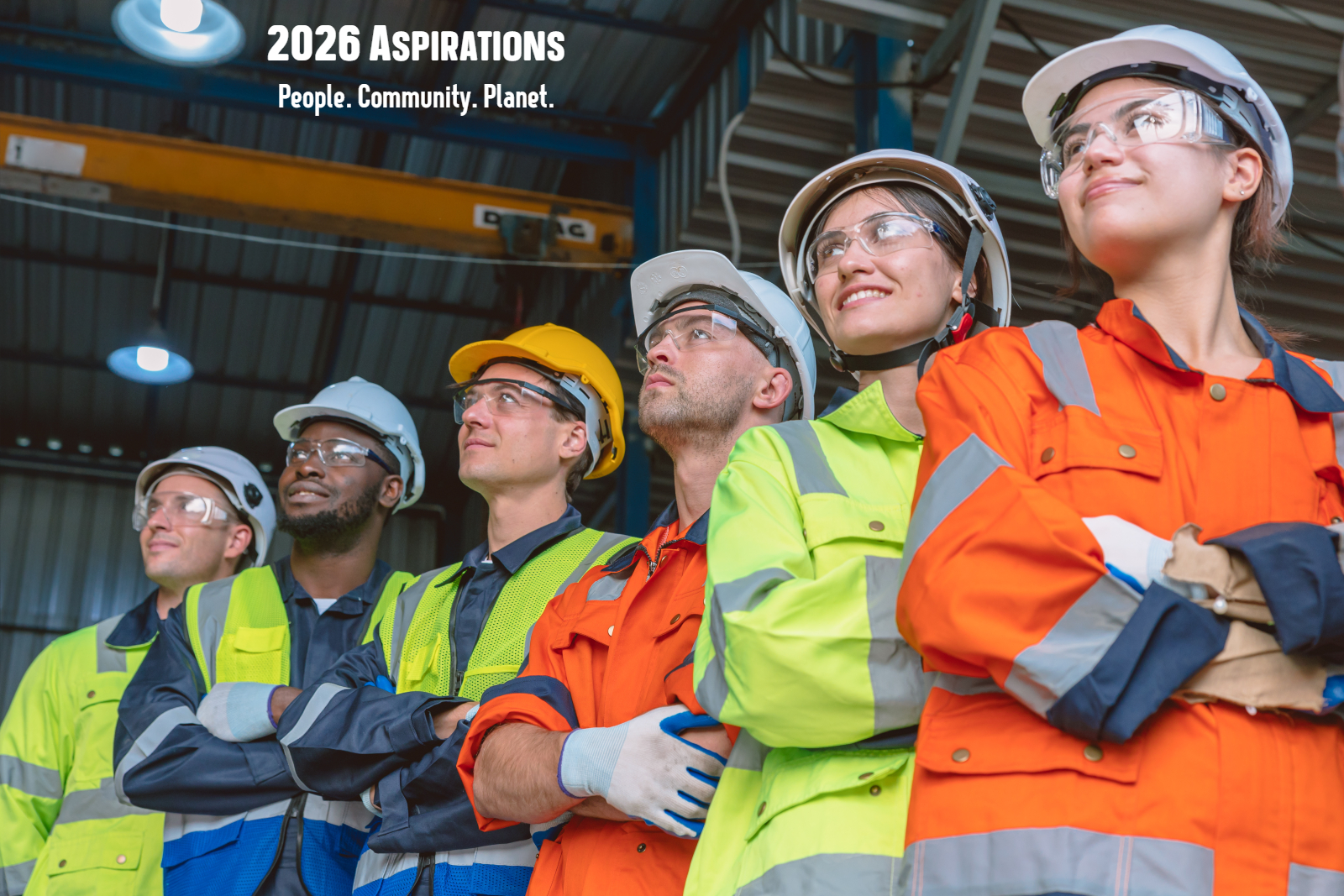 Construction team in PPE, representing Sheriff Construction’s social value aspirations for 2026